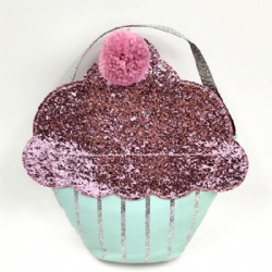 Cupcake Gllitter Bag