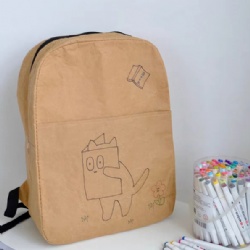 Eco Friendly Craft Paper Painting Insulated Cooler Backpack