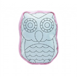 DIY Colour Your Own Owl Pillow