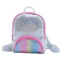 Girls Glitter Rainbow Backpack