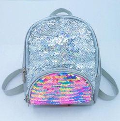 Girls Glitter Rainbow Backpack