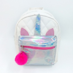 Iridescent Cartoon Unicorn Backpack