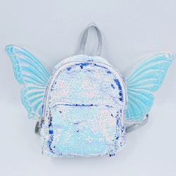 Reversible Glitter Sequin Butterfly Backpack