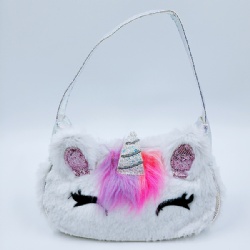 Unicorn Fluffyg Furry Mini Bag